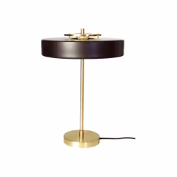 Bordlampe Sort/messing