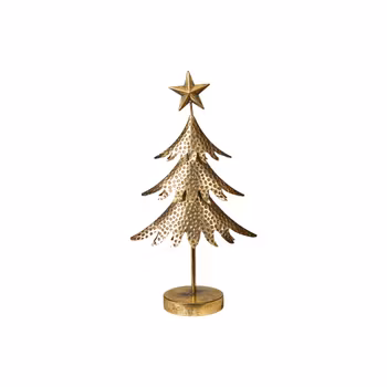 Juletræ metal antik guld