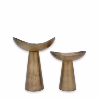 Messing skål på fod