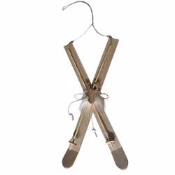 Træ ski med LED-lys