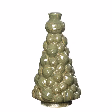 Vase julekugle grøn