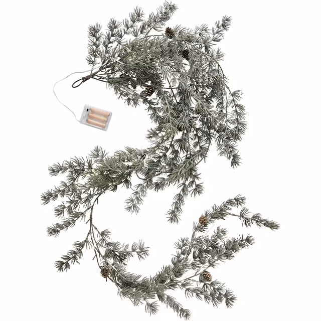 Ceder guirlande med LED lys