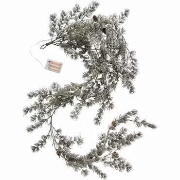 Ceder guirlande med LED lys