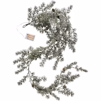 Ceder guirlande med LED lys