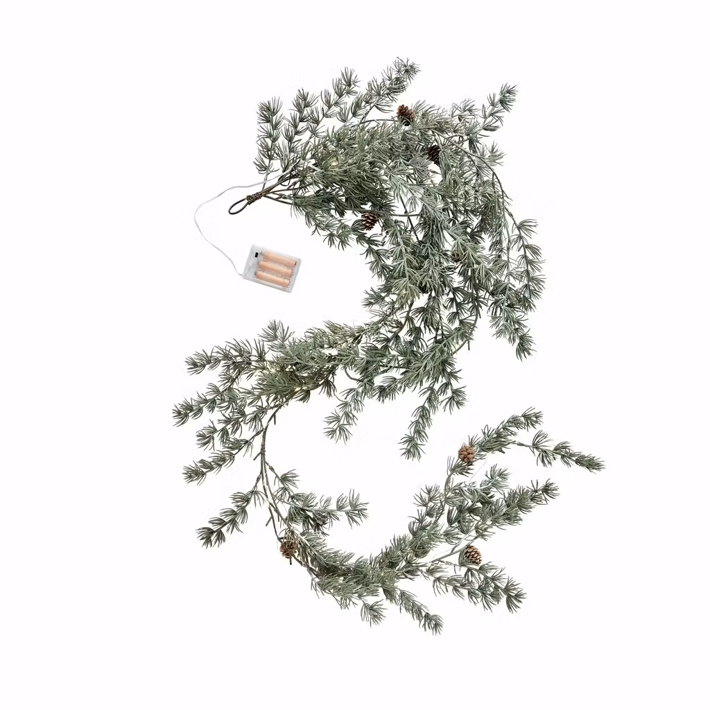 Ceder guirlande med LED lys