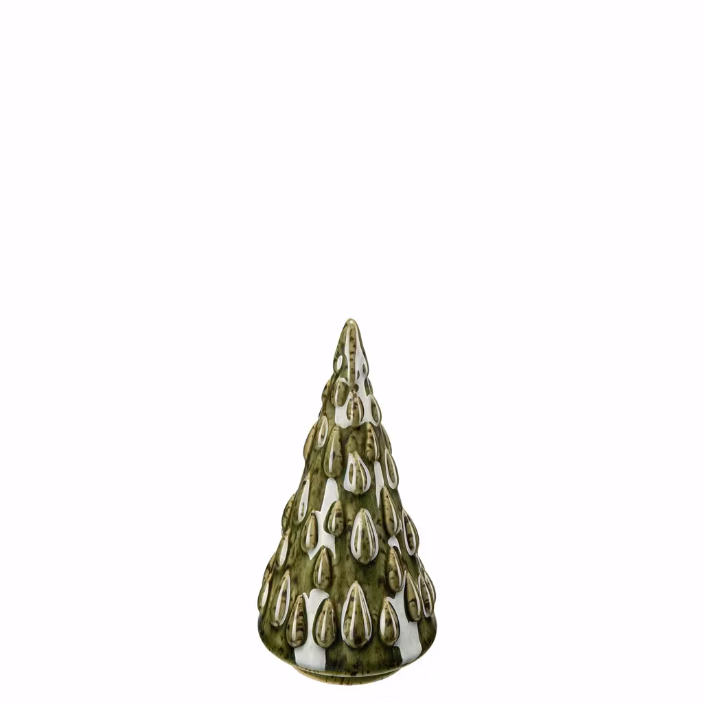 Keramik juletræ grøn