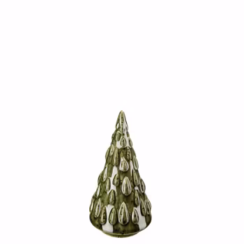 Keramik juletræ grøn