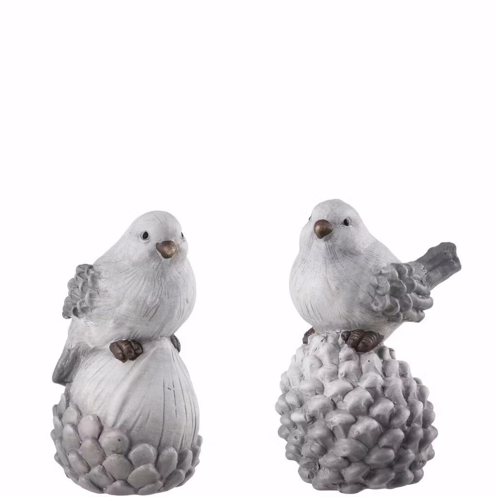 Vinter figur fugl på kogle