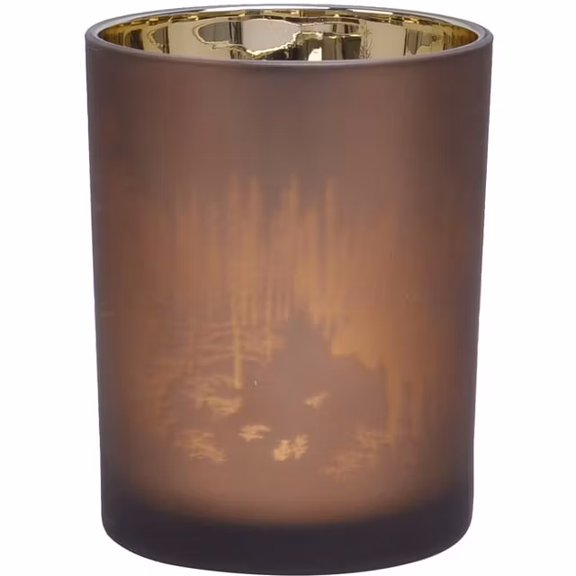 Fyrfadsstage med skov brun