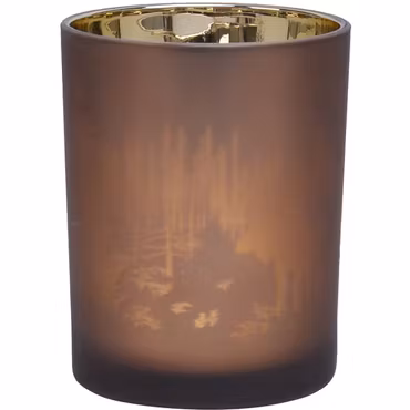 Fyrfadsstage med skov brun