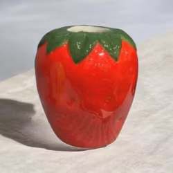 Jordbær vase mini