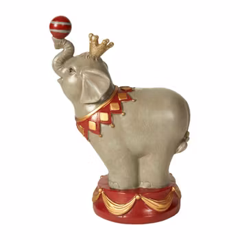 Sparegris Elefant Grå og Rød