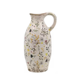 Cavaillon Flaske m. blomstermotiv