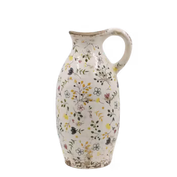 Cavaillon Flaske m. blomstermotiv