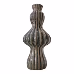 Keramik Vase antik blå