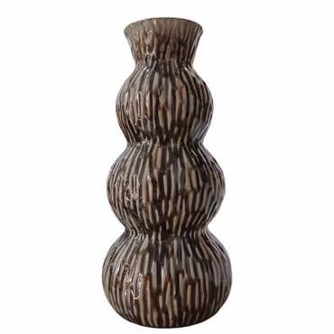 Keramik Vase Mørk oliven
