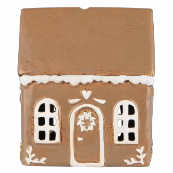 Hus t/fyrfadslys Stillenat Gingerbread