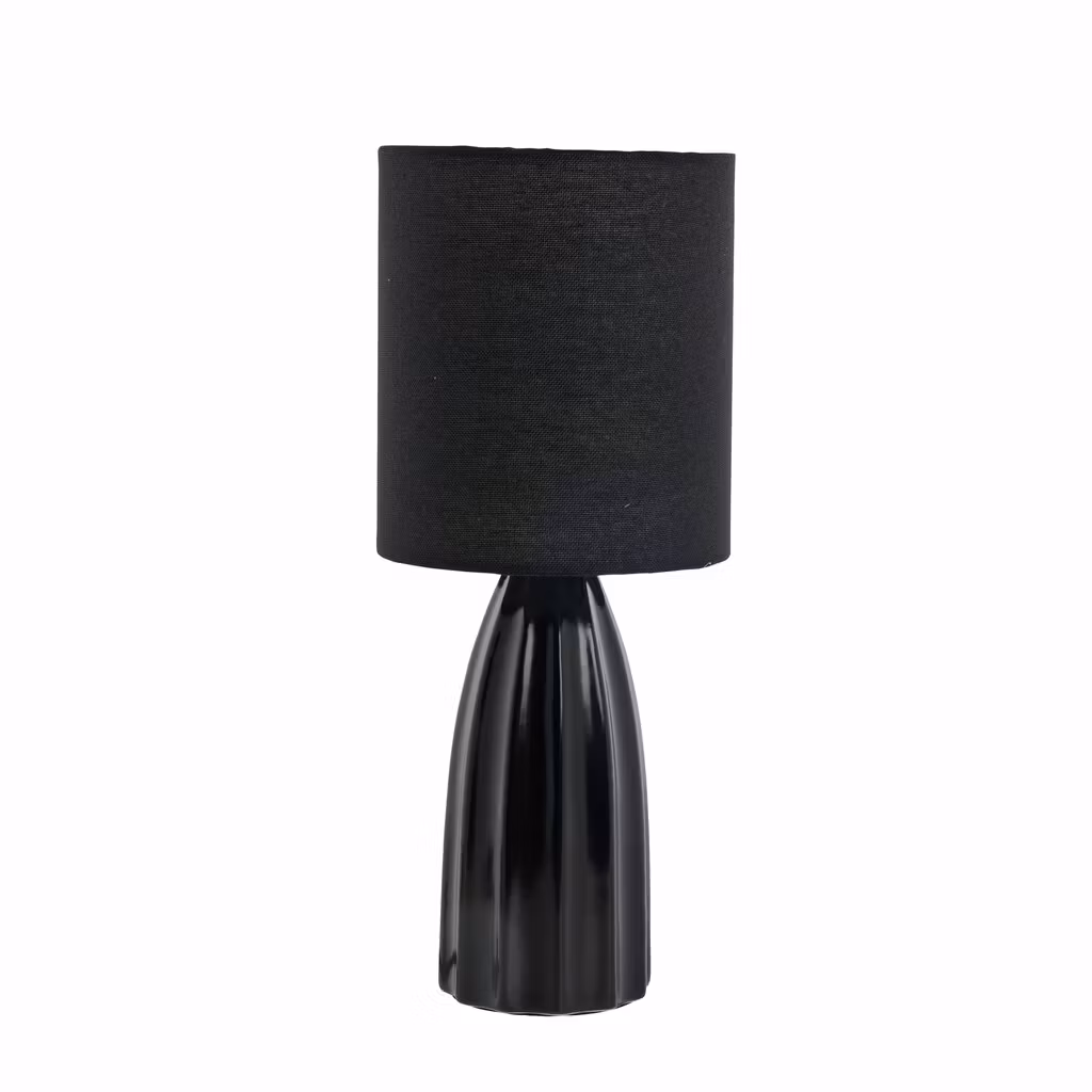 Sarah bordlampe Sort