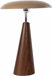 Lampe, The Audrey, Teak Look