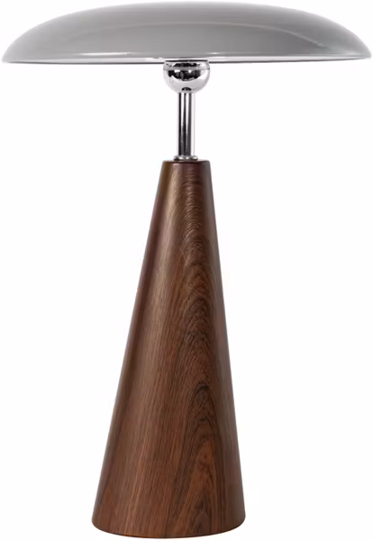 Lampe, The Audrey, Teak Look