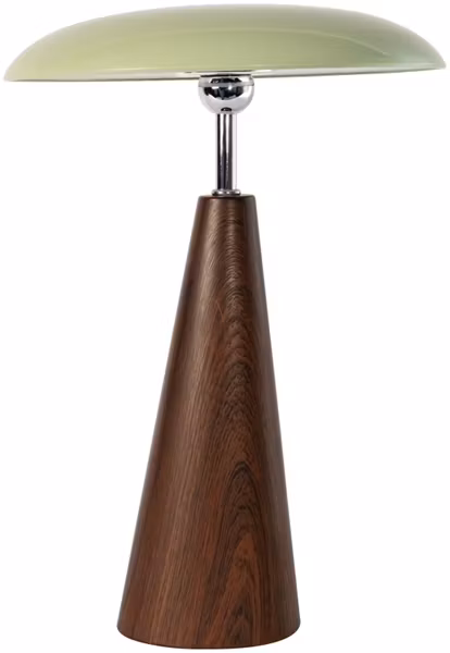 Lampe, The Audrey, Teak Look