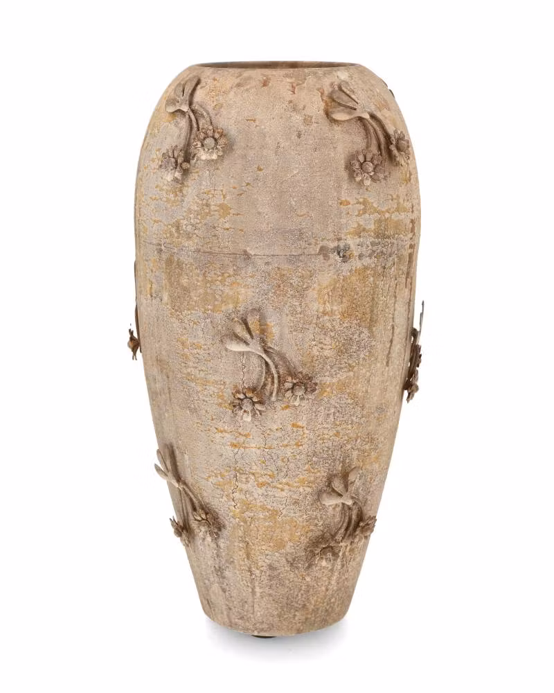 Vase Elina Blomster Beige