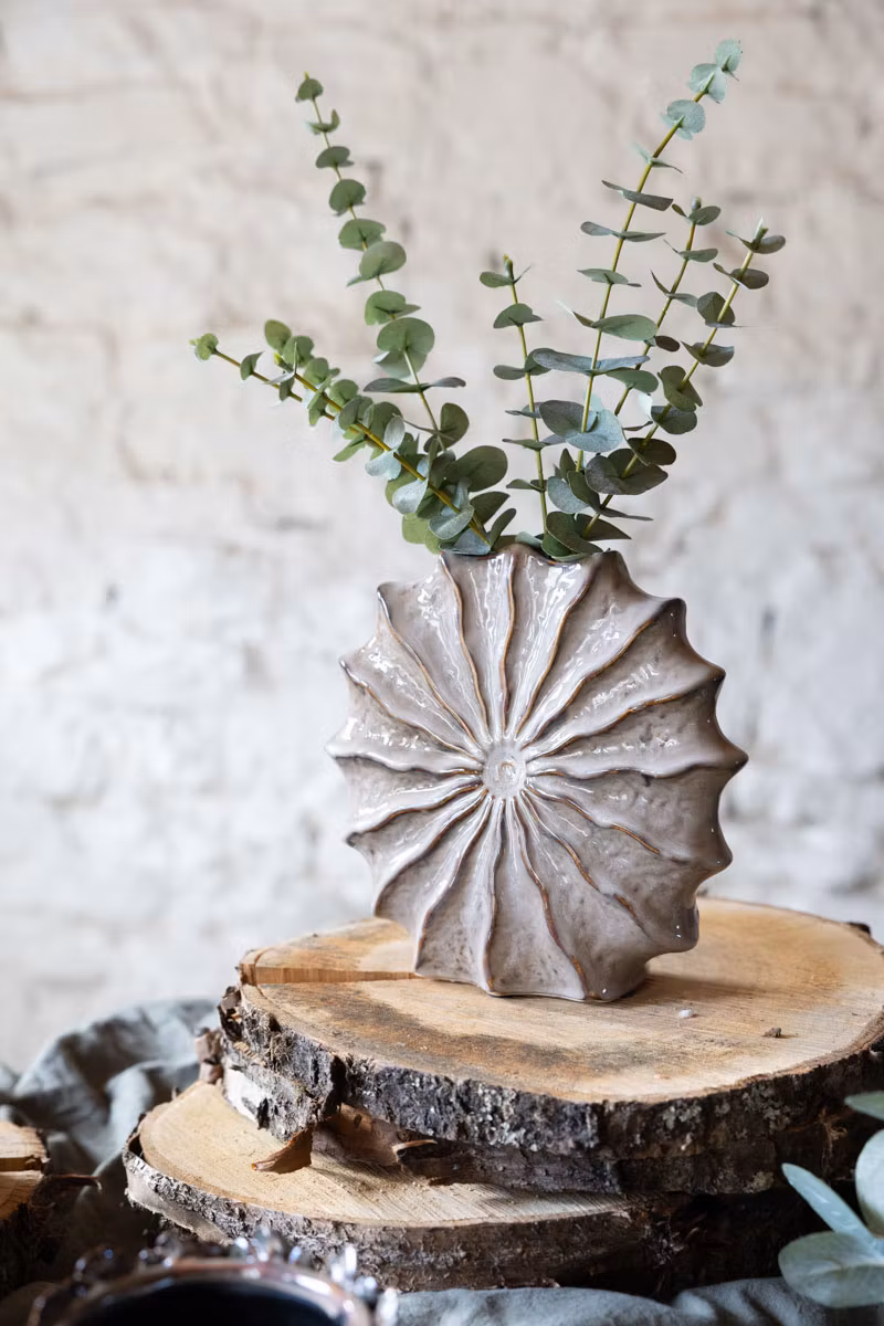 Vase Shell Glasur