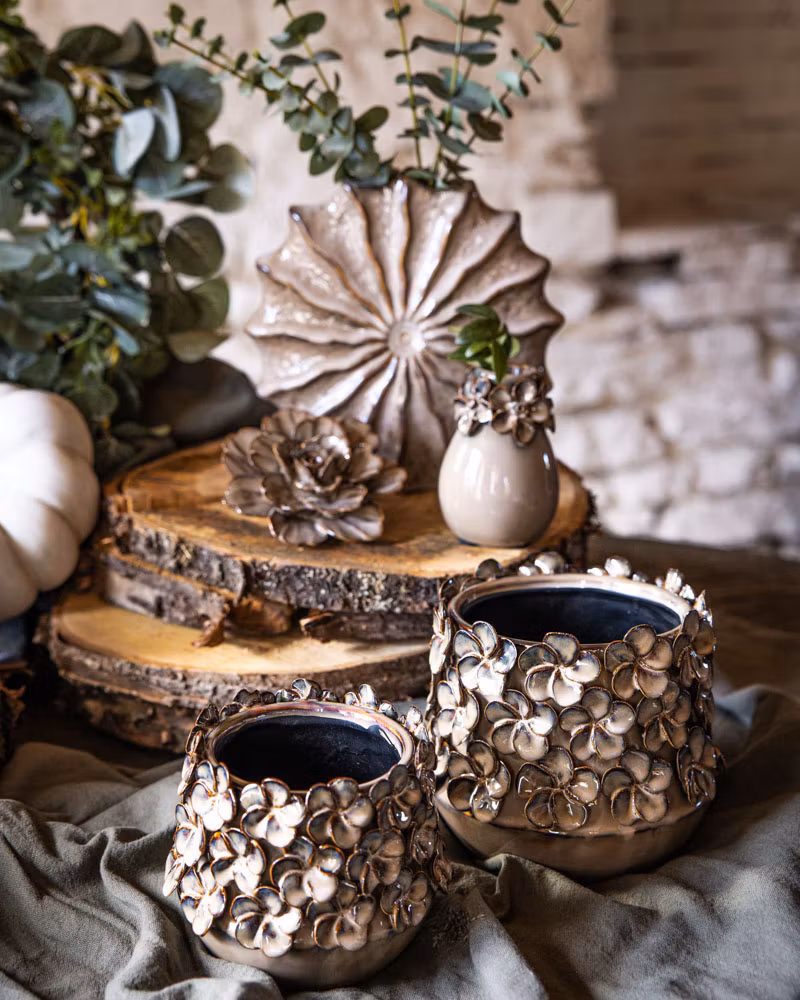 Vase Shell Glasur