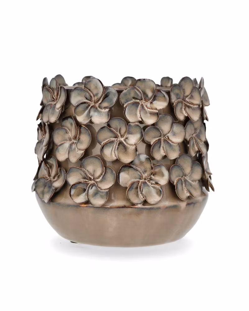 Urtepotte Beige