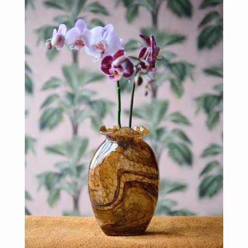 Zoe vase Amber