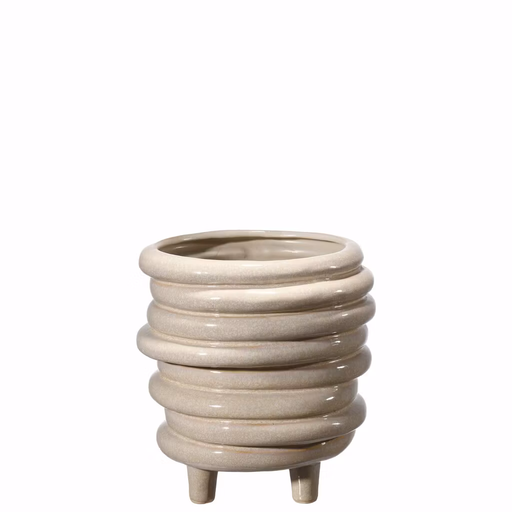 Salmy urtepotte Beige