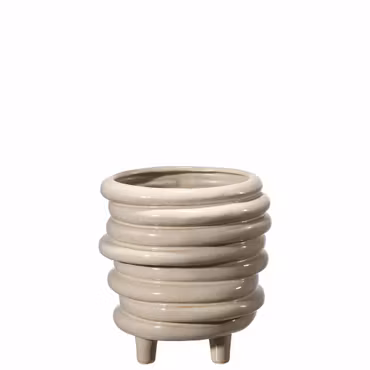 Salmy urtepotte Beige