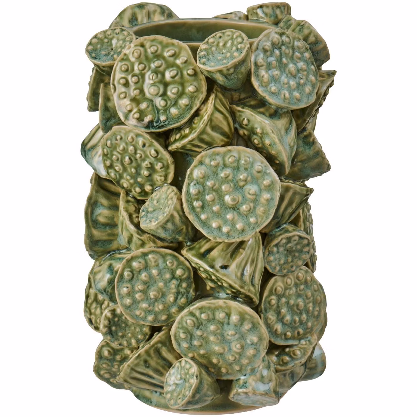 Vase Lotus støvgrøn