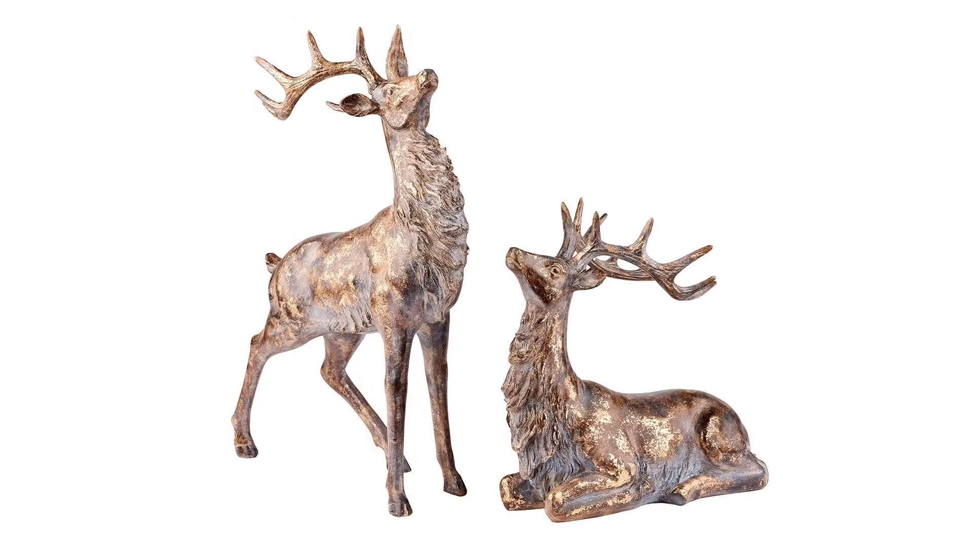 Deer Antik brun stor