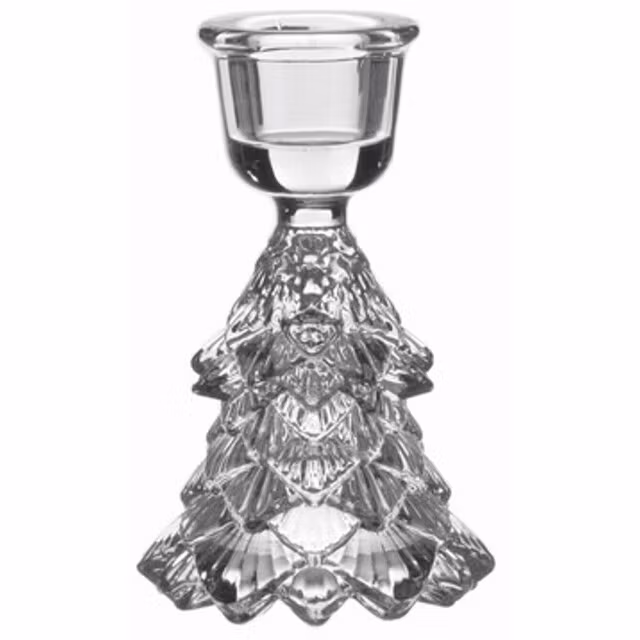 Glas juletræ til lys