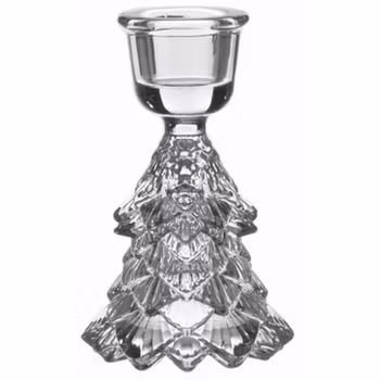 Glas juletræ til lys