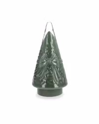 Glas juletræ grøn