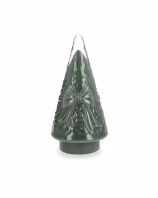 Glas juletræ grøn