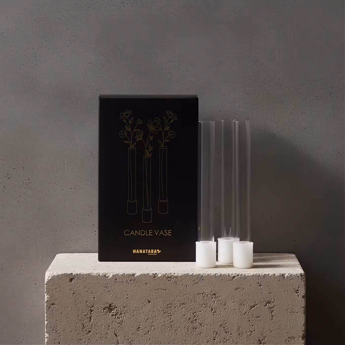 Hanataba Candle Vase 3-pack