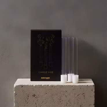 Hanataba Candle Vase 3-pack
