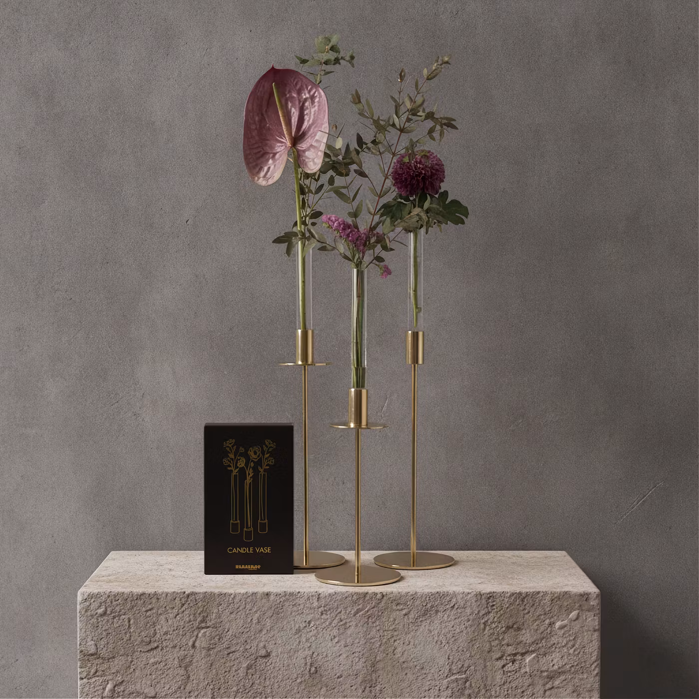Hanataba Candle Vase 3-pack