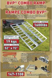 COMBO RAMP för ATV,UTV,snöskoter