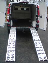 Lastramper vikbara Aluminium ATV,Gräsklippare