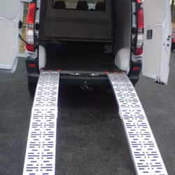 Lastramper vikbara Aluminium ATV,Gräsklippare