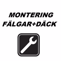 Montering fälgar och däck