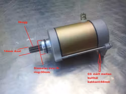 Startmotor ATV CF Moto X8 Terralander 800