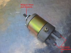 Startmotor Linhai 520 Mfl