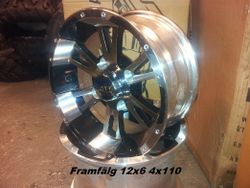 Blizzard ZX Fälg Set 4x110Honda,CF,Goes