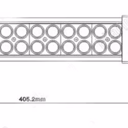 12" LED Ramp 72W Extra lyse ATV