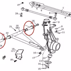 Framvagnsbussning 300 Allroad,Buyang,linhai